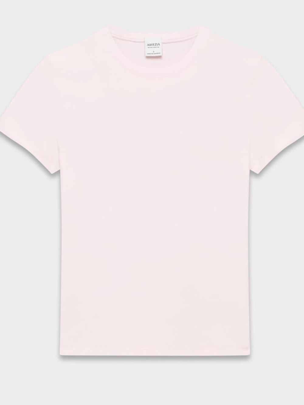 Aritzia NWT Baby Pink Homestretch Crew Neck T-Shirt